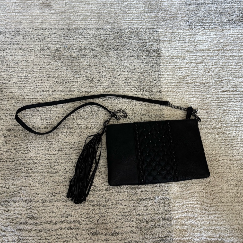 Elegant Black Women's Crossbody Bag